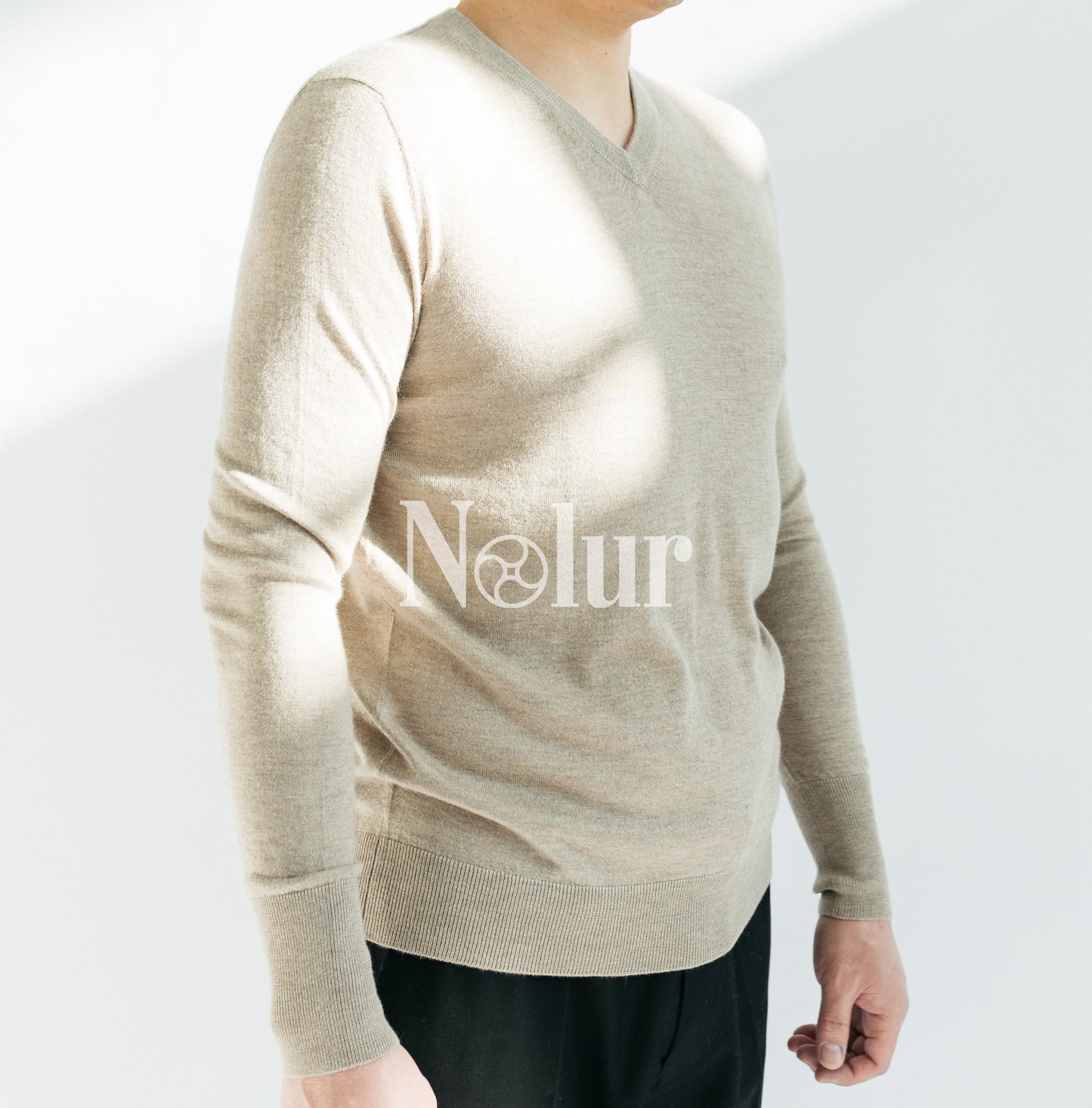Silk and Cashmere Blended V-neck