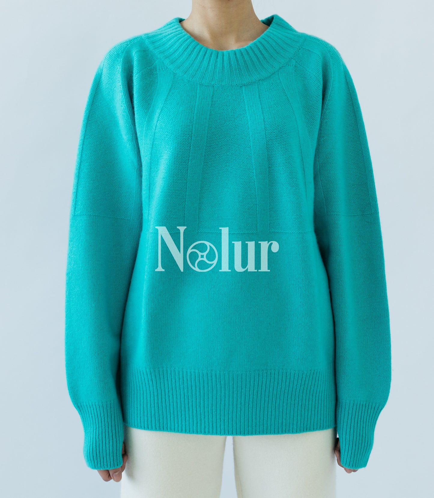 Pure Cashmere Oversized C-neck Sweater