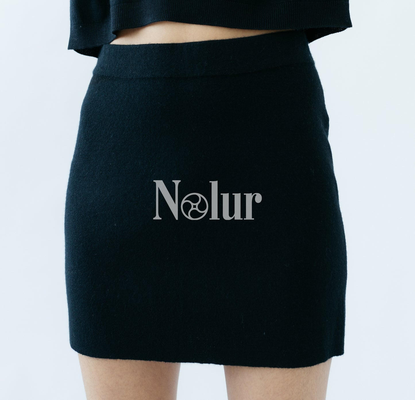 Silk and Cashmere Blended Short Skirt
