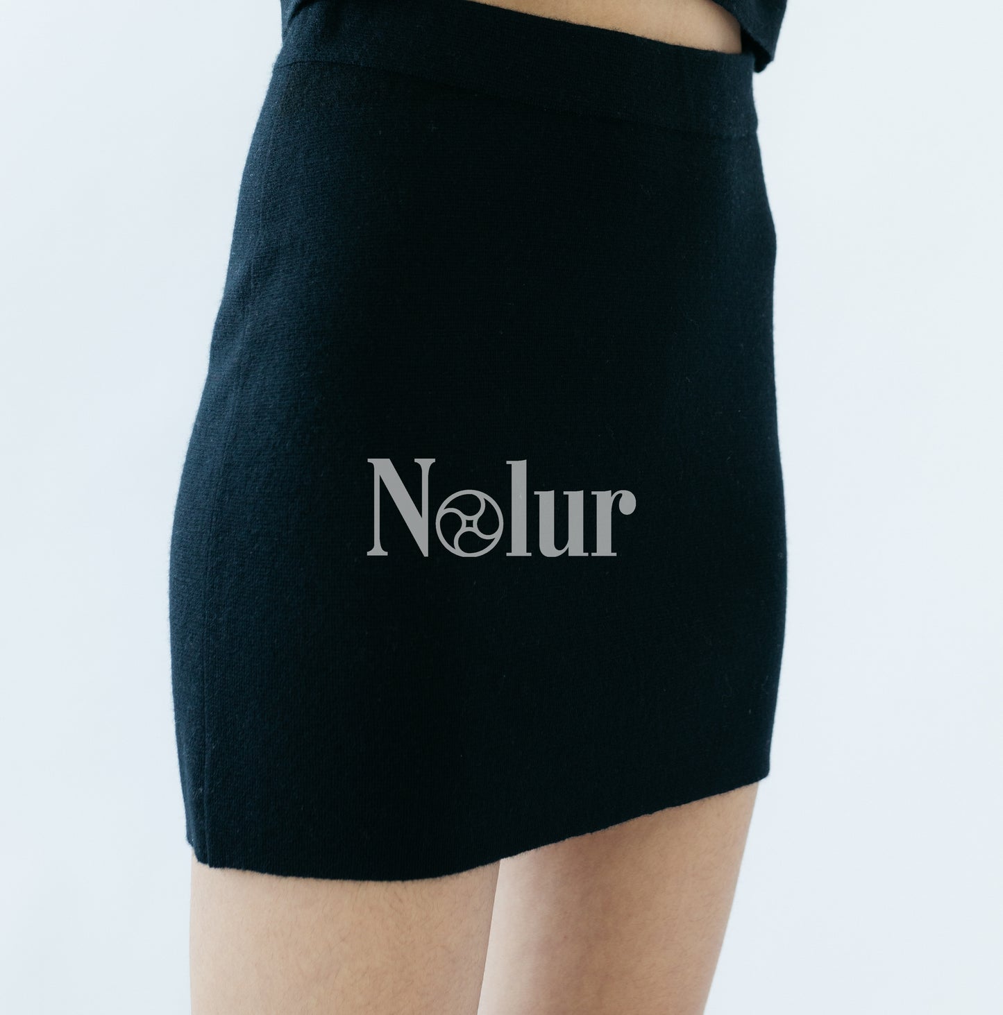 Silk and Cashmere Blended Short Skirt