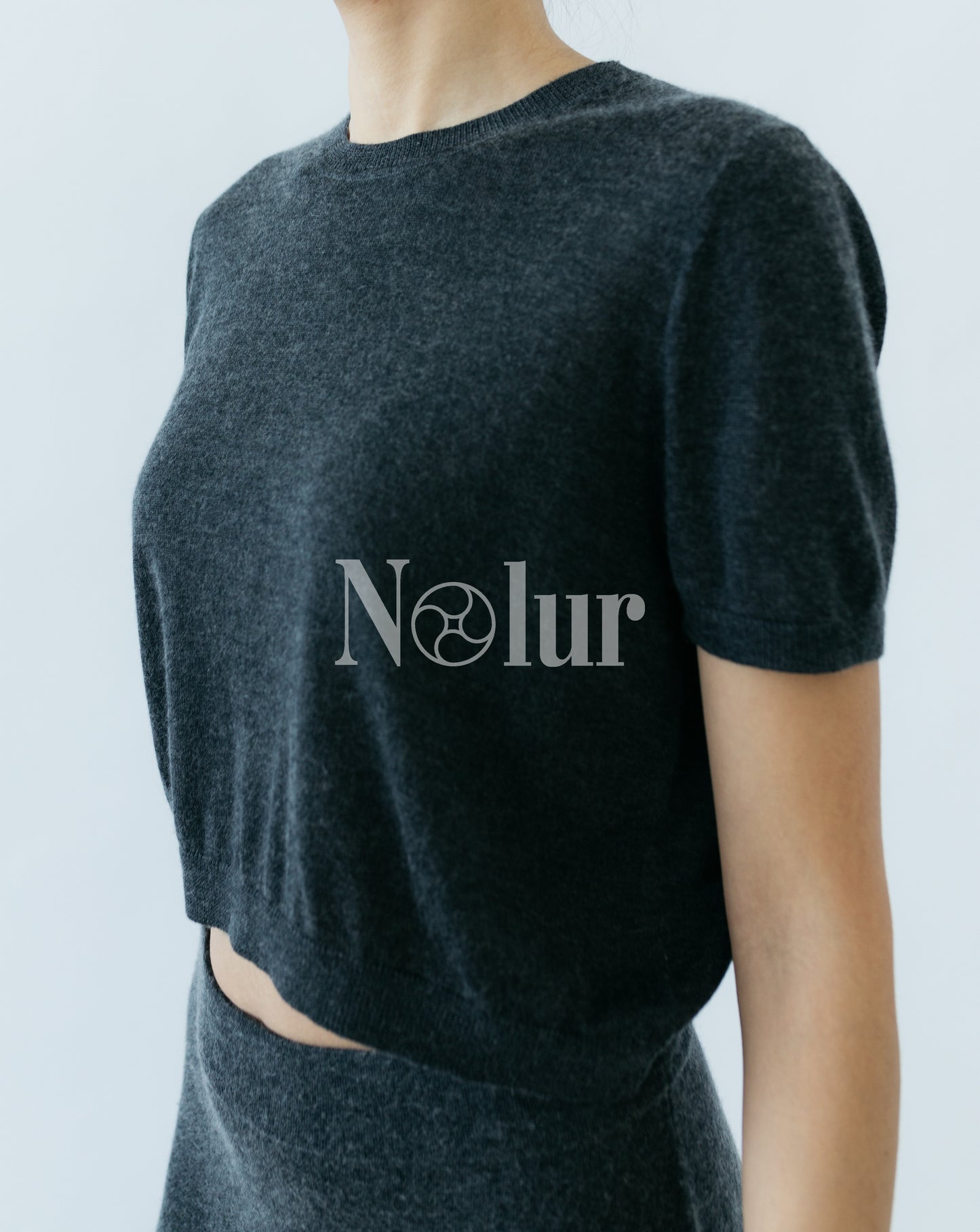 Silk and Cashmere Blended C-neck Top