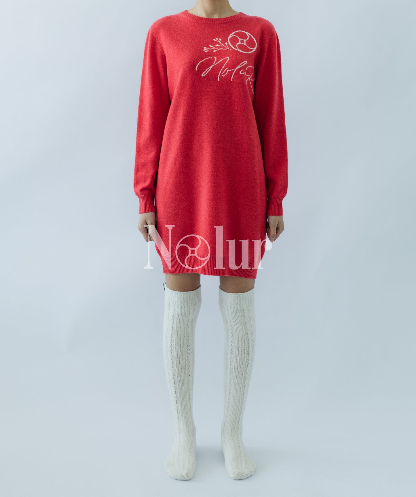 Pure Cashmere Nolur Patterned C-neck Long Sweater