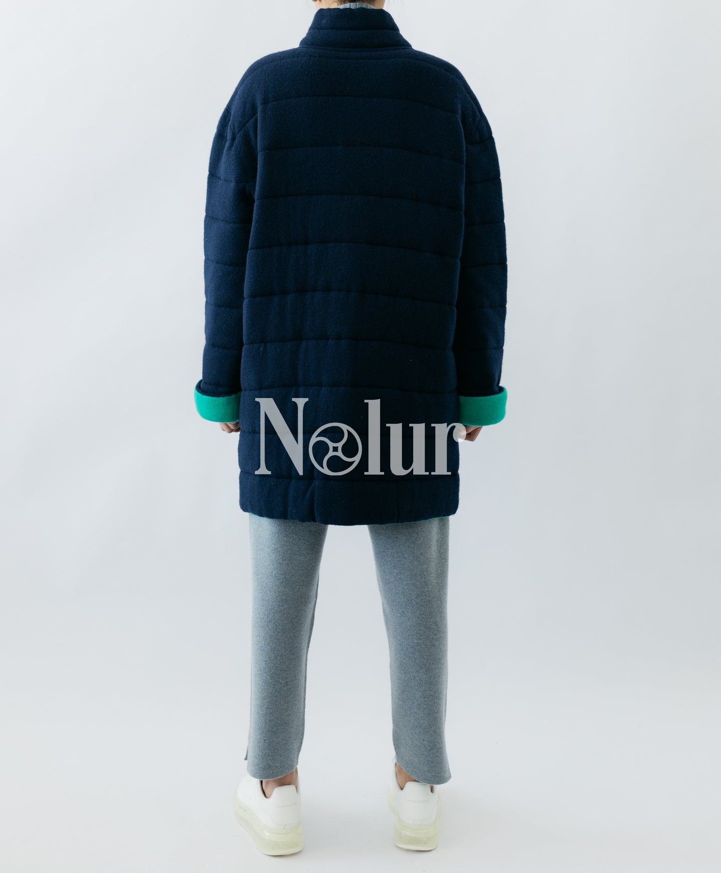 Pure Cashmere Unisex Oversized Puffer Jacket