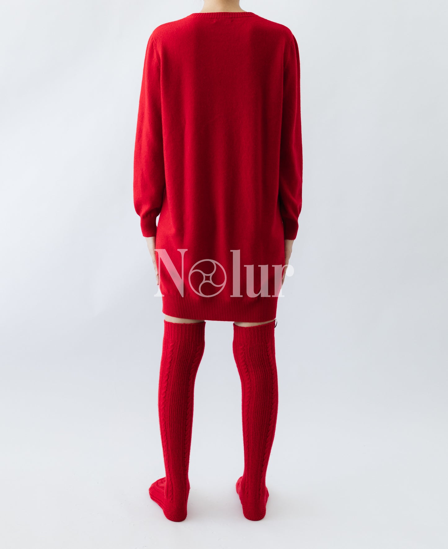 Pure Cashmere Nolur Patterned C-neck Long Sweater