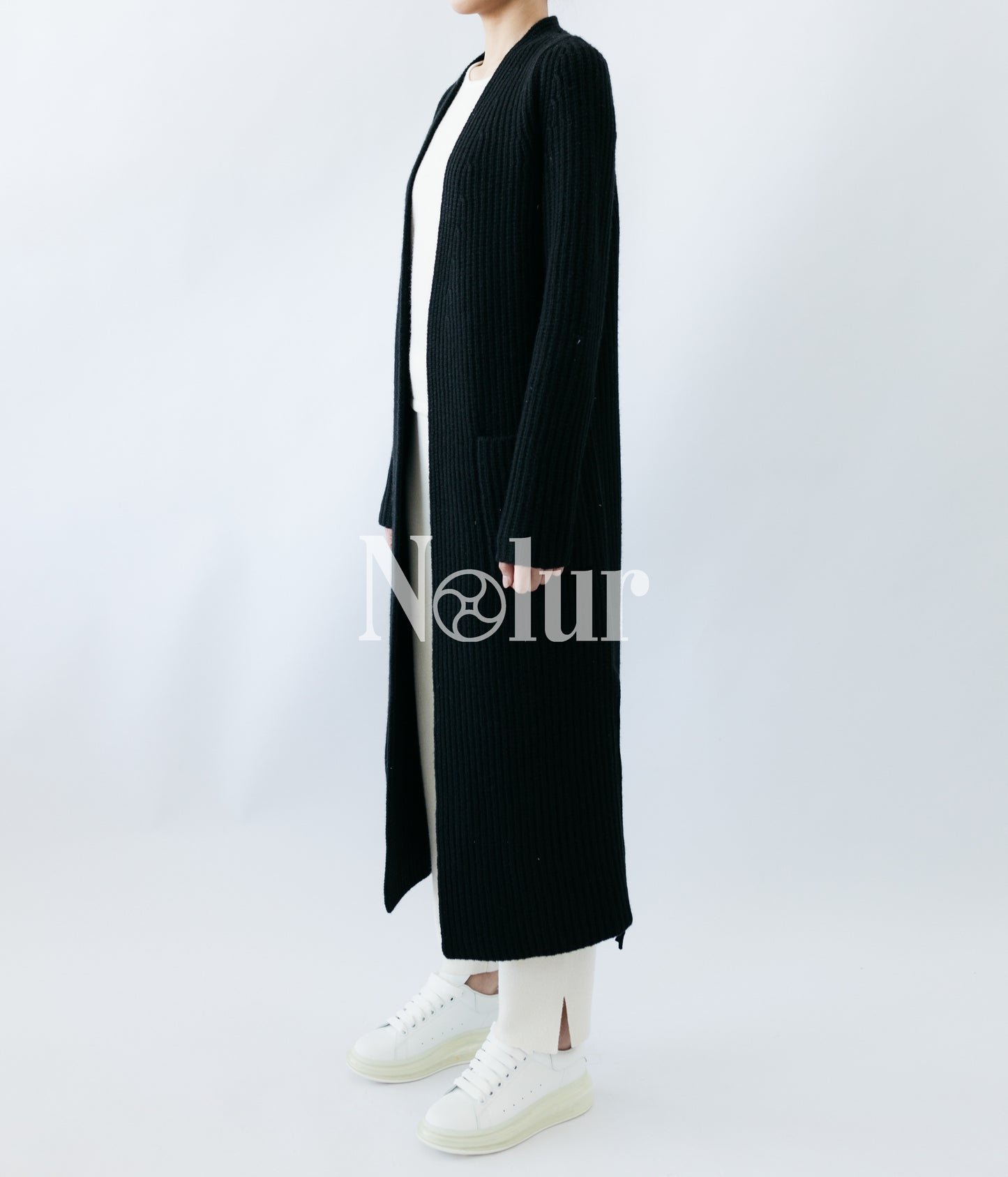 Pure Cashmere Ribb Coat
