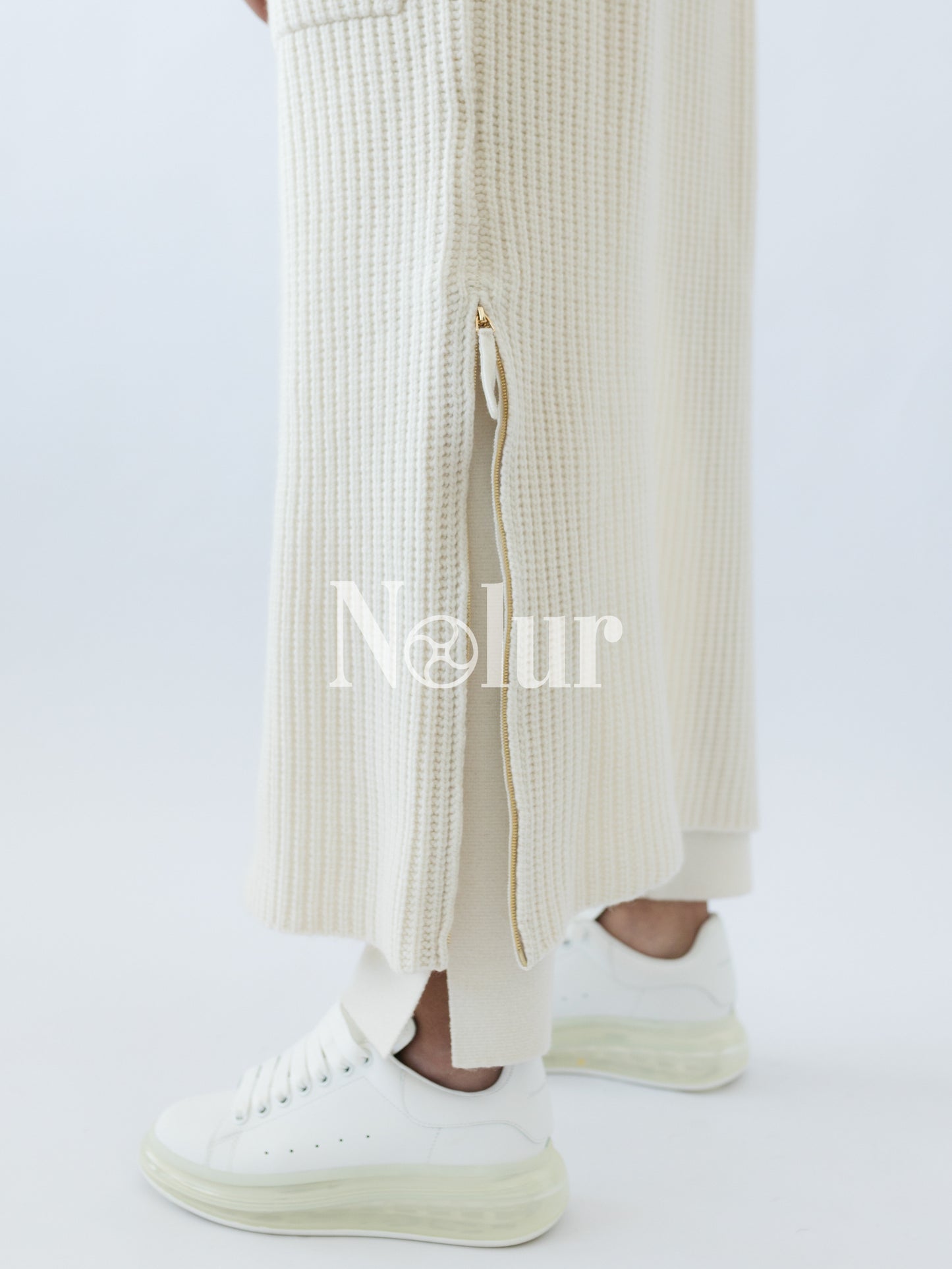 Pure Cashmere Ribb Coat