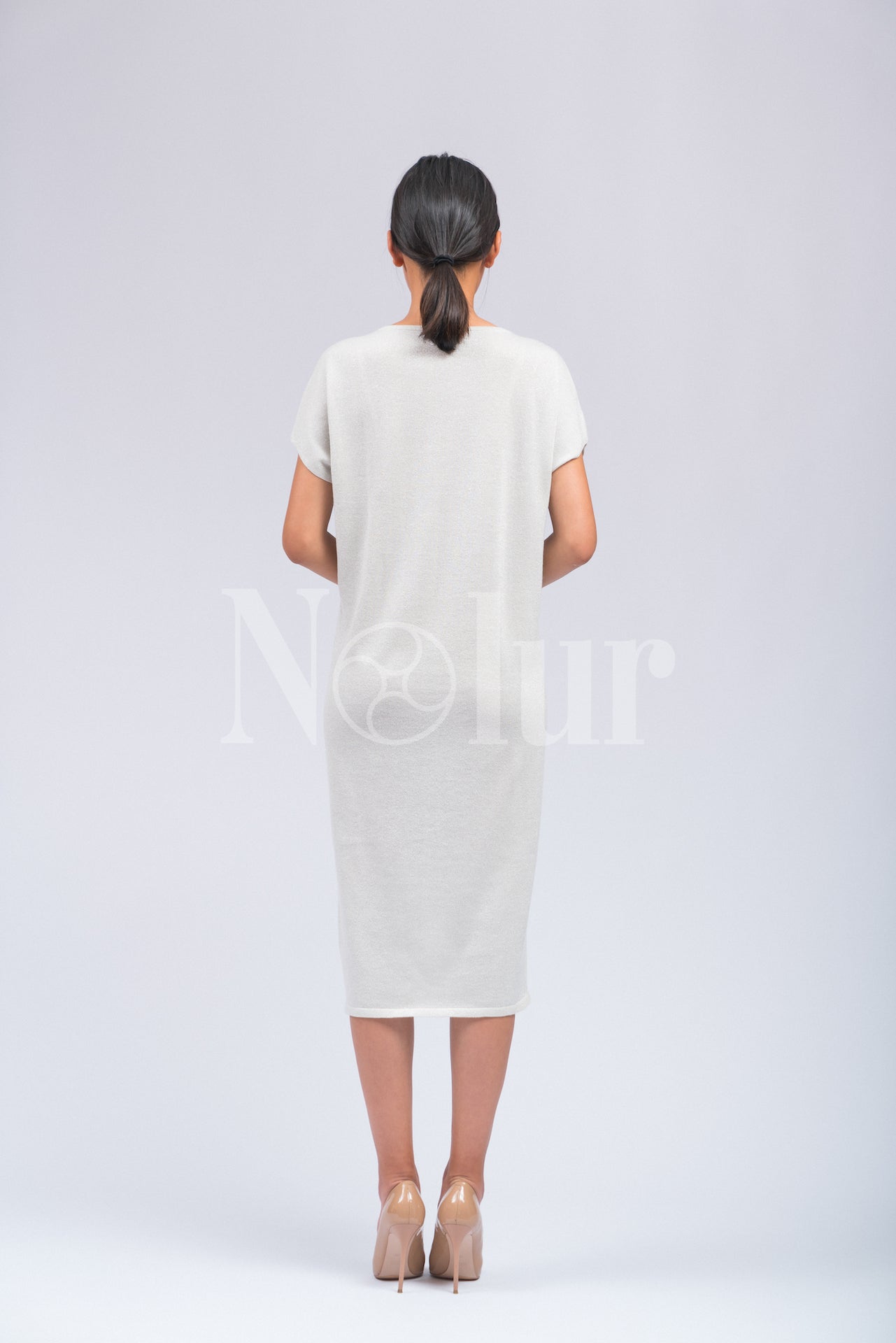 Silk and Cashmere Blended Glitter Dress
