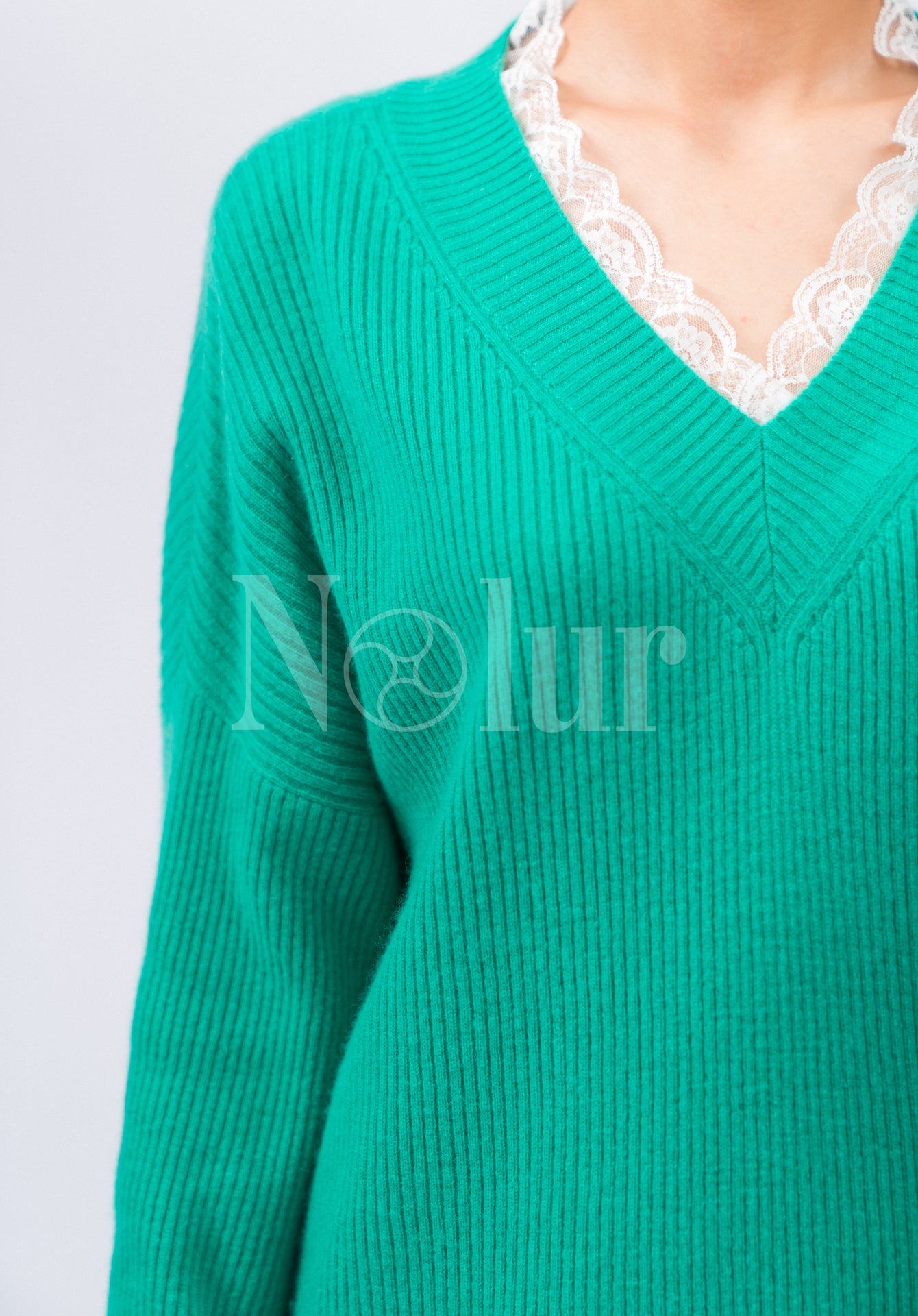 Pure Cashmere V-neck Sweater