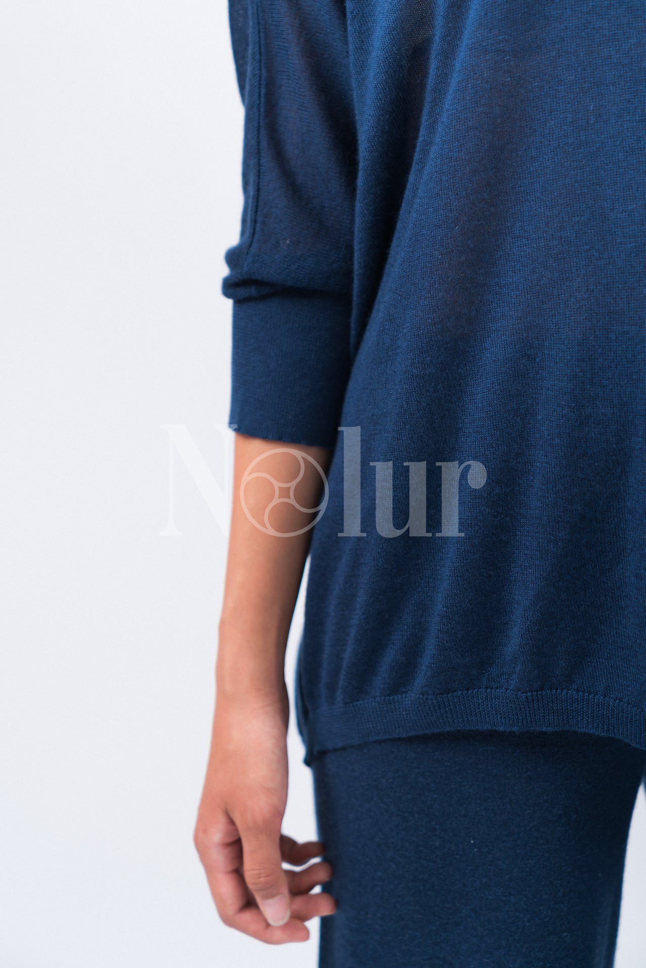 Silk and Cashmere Blended C-neck Sweater