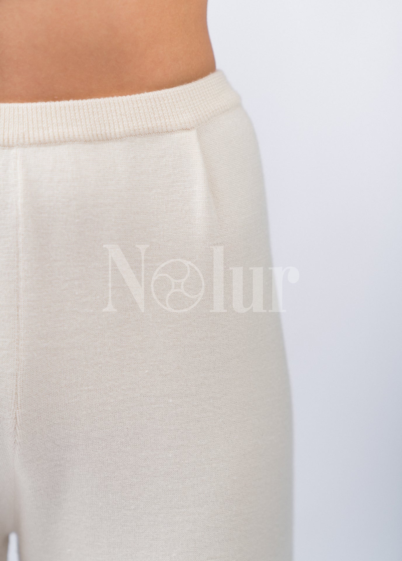 Silk and Cashmere Blended Wide-leg Pants