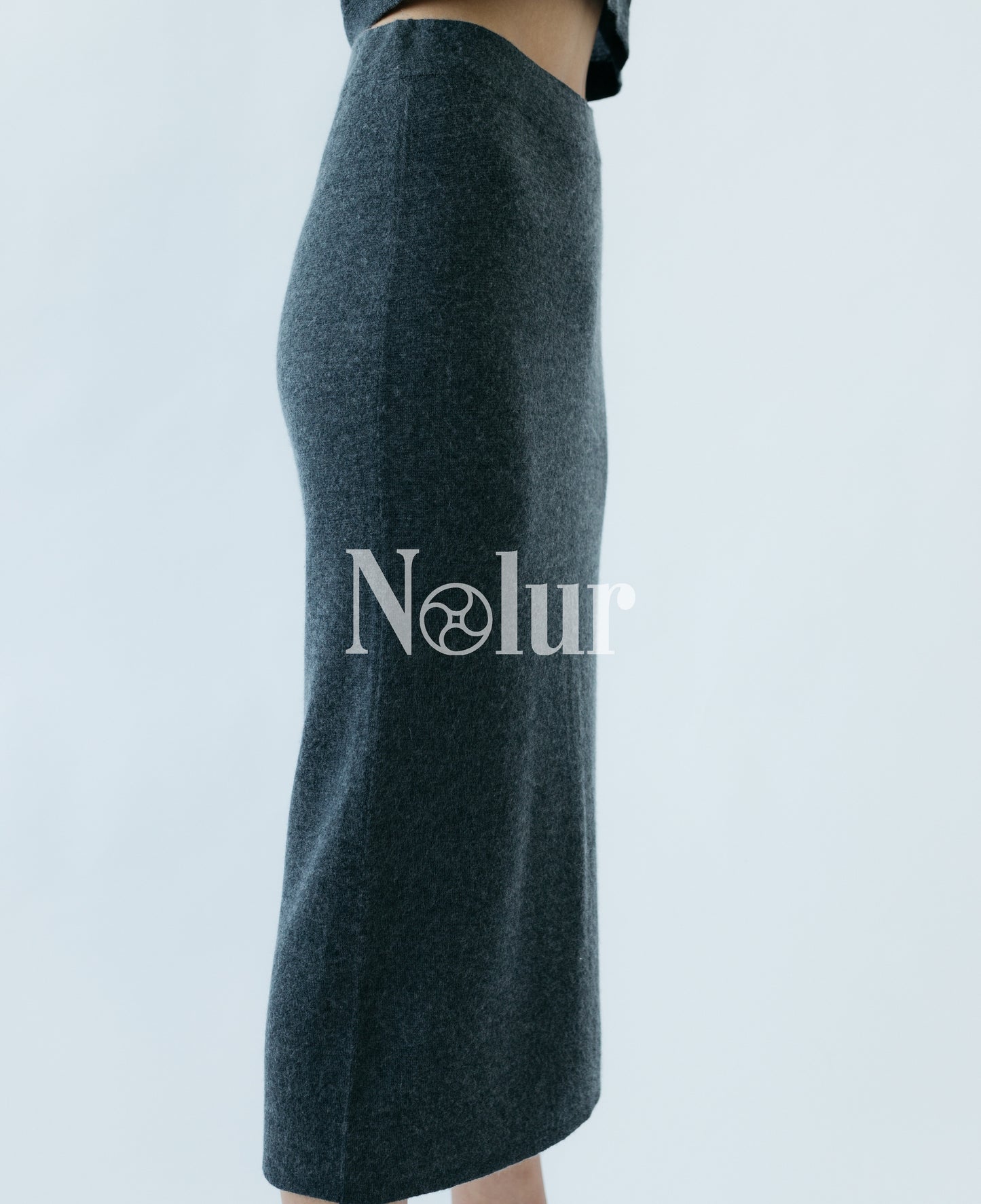 Silk and Cashmere Blended Skirt
