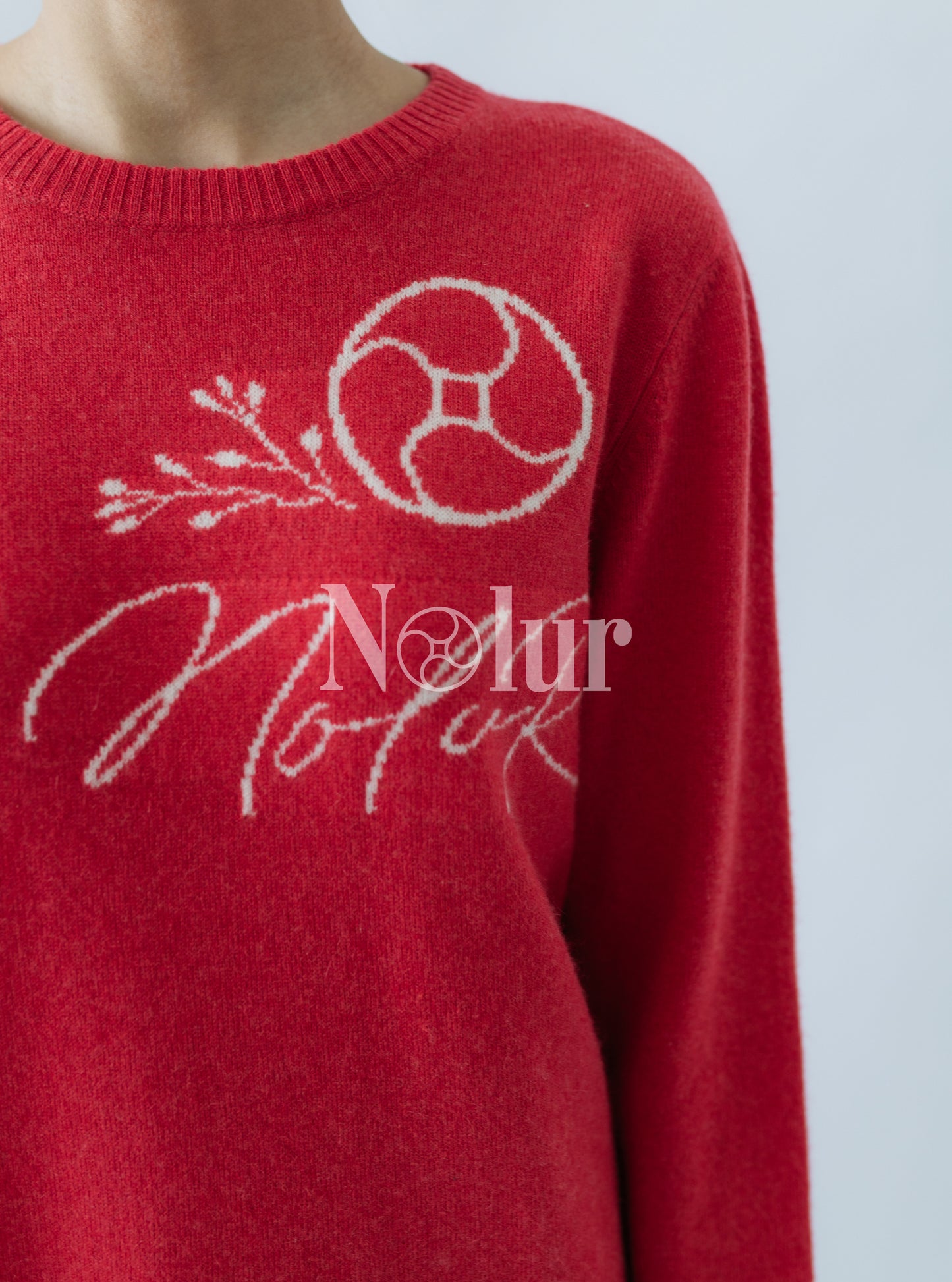 Pure Cashmere Nolur Patterned C-neck Long Sweater