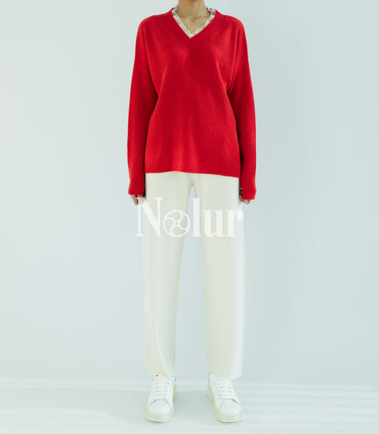 Pure Cashmere V-neck Sweater