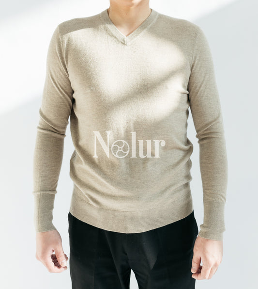 Silk and Cashmere Blended V-neck