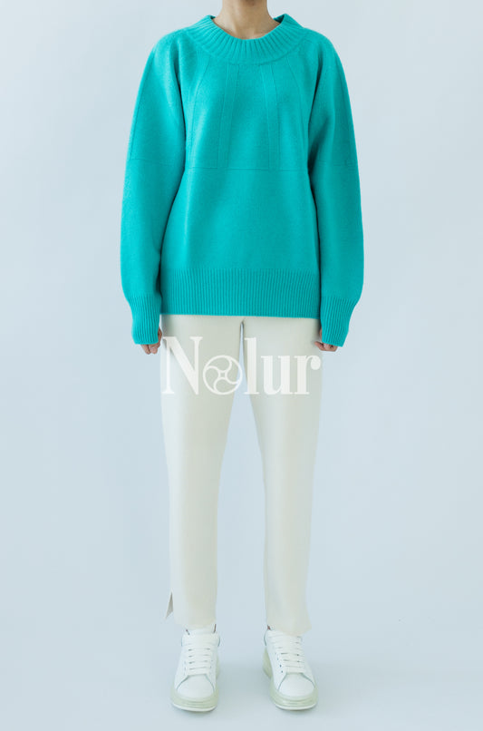 Pure Cashmere Oversized C-neck Sweater