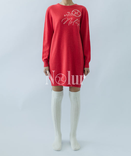 Pure Cashmere Nolur Patterned C-neck Long Sweater