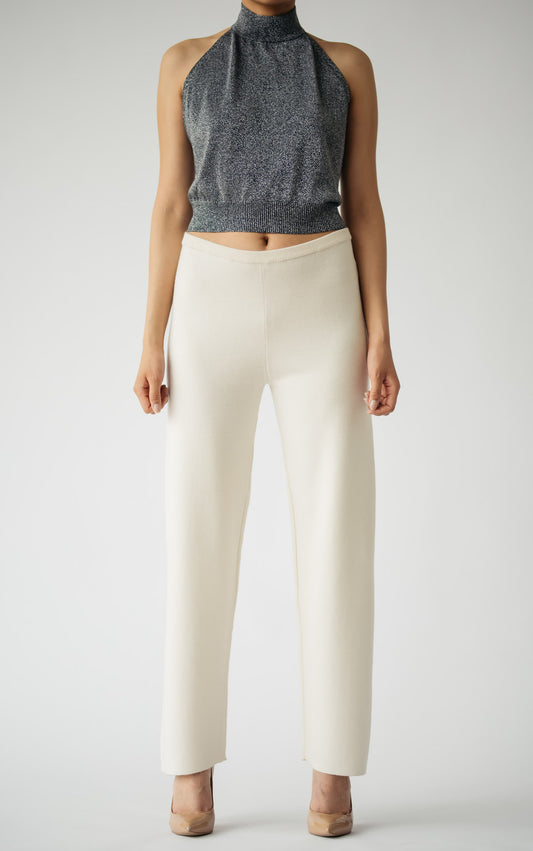 Silk and Cashmere Blended Halter Top